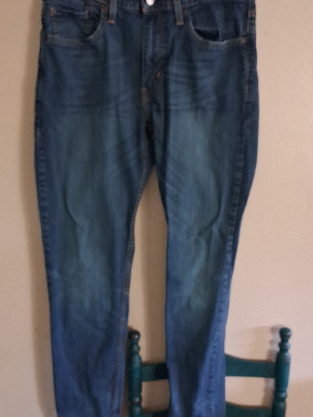Levi's Dark Blue Slim Straight Jeans